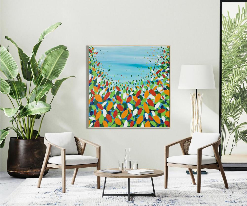 Chakra Leaves-by-Ani Ipradjian-original art-Gioia