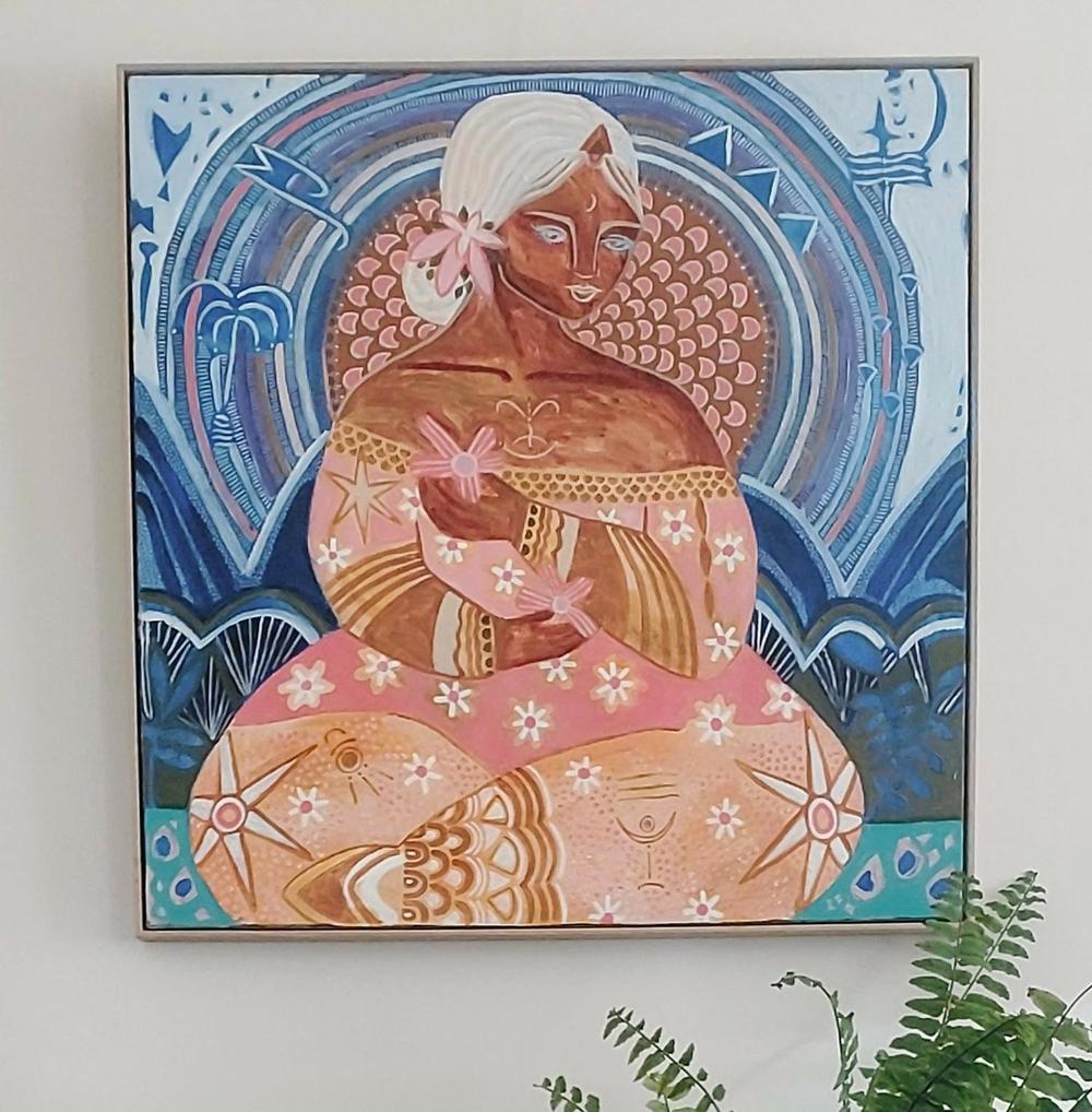 Ciel - Heavenly Skies, Original Hand-Painted Canvas By Amanda Skye-by-Amanda Skye-original art-Gioia