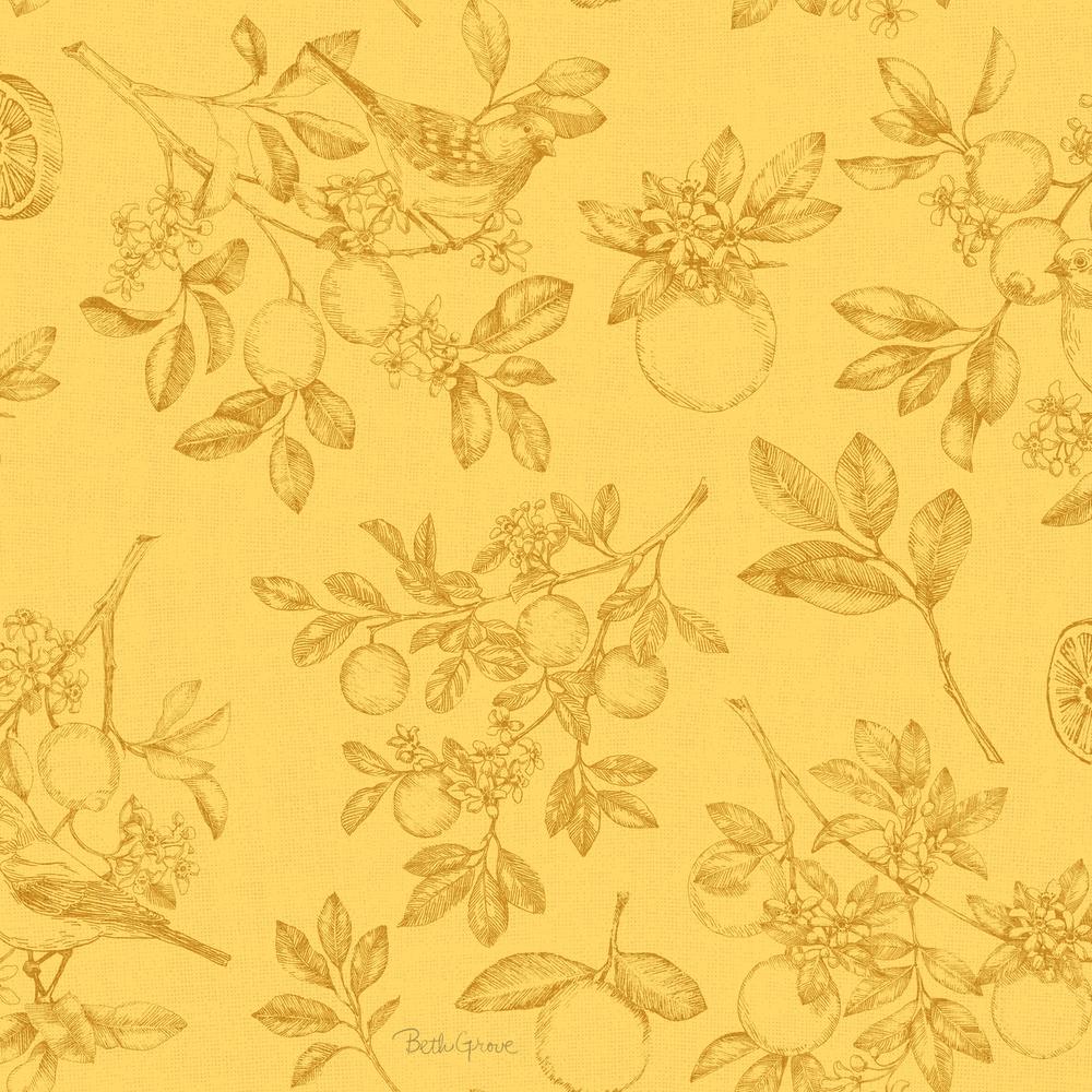 Citrus Wings Pattern IIC-wallpaper-eco-friendly-easy-removal-Beth Grove-1