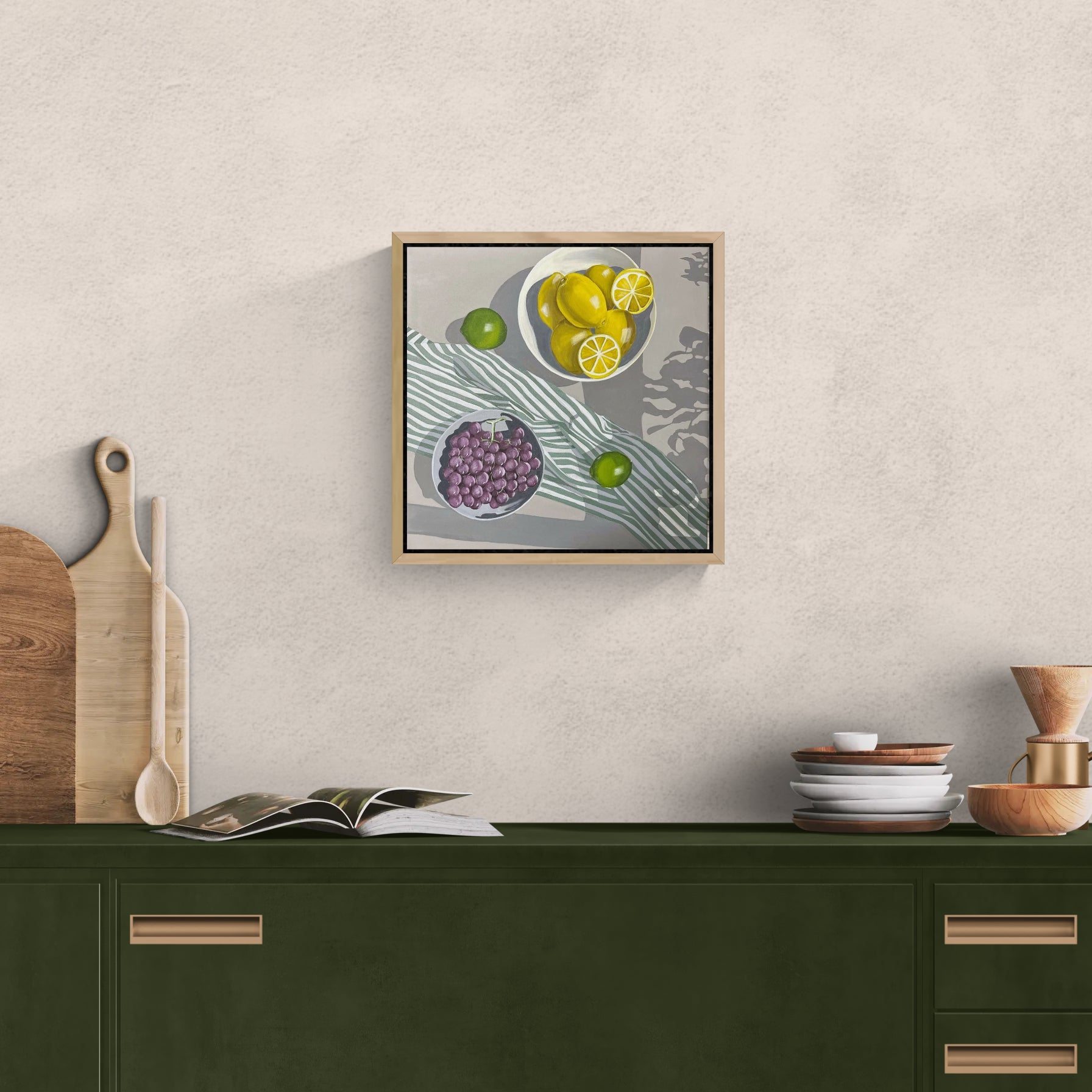 Citrus & Grapes #5 , Original Artwork