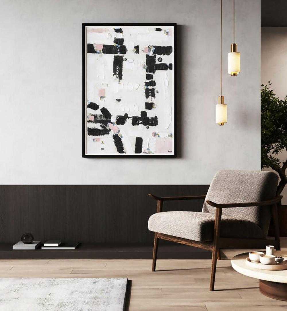 City Lights 2, Original Hand-Painted Canvas By Ani Ipradjian-by-Ani Ipradjian-original art-Gioia
