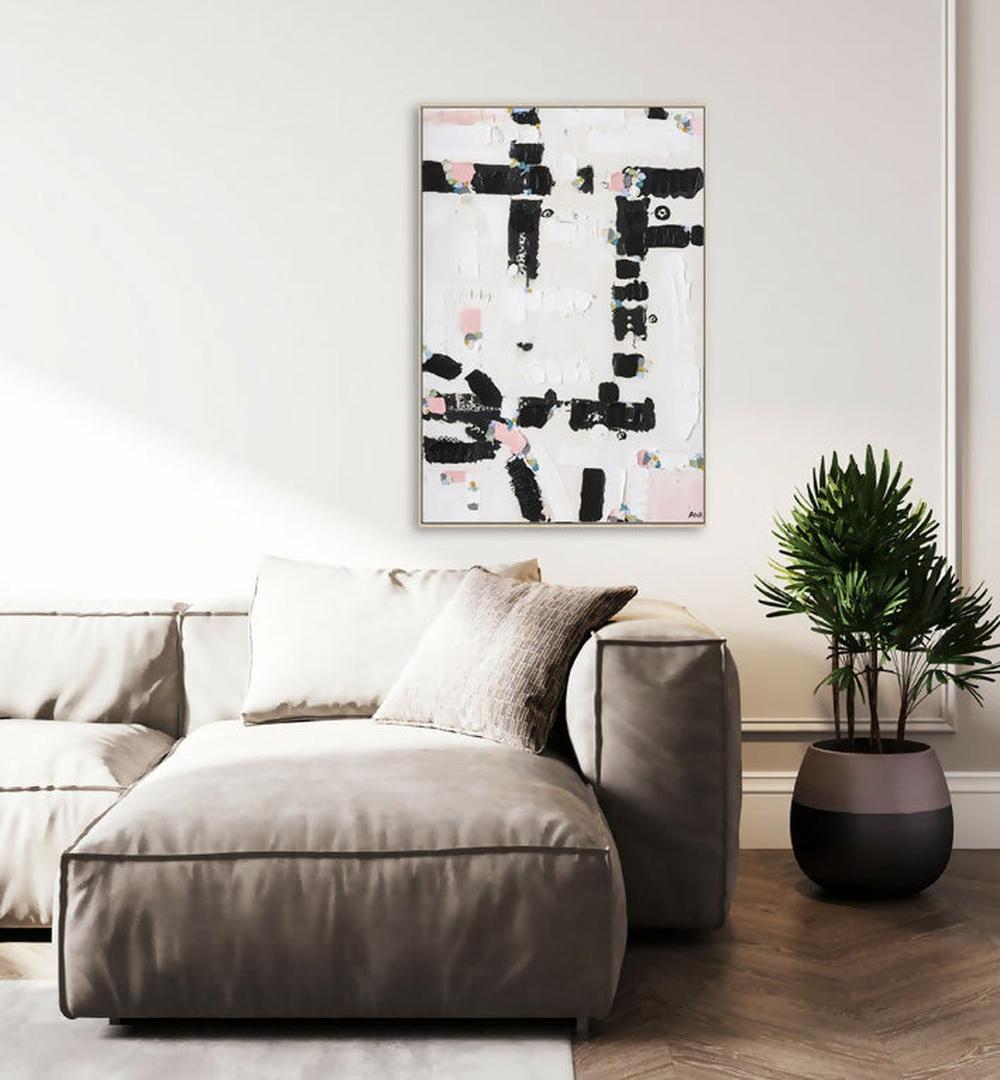 City Lights 2, Original Hand-Painted Canvas By Ani Ipradjian-by-Ani Ipradjian-original art-Gioia