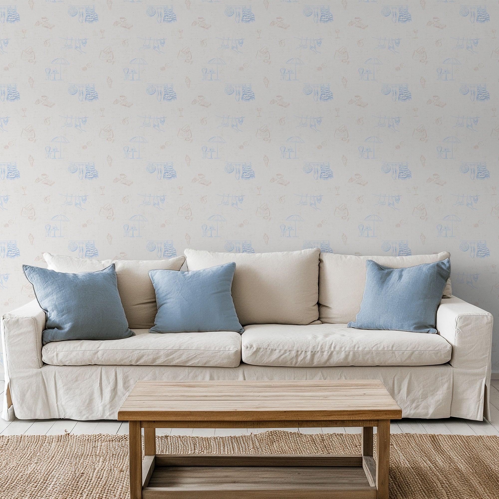 Coastal Beach Memories-wallpaper-eco-friendly-easy-removal-Gioia Wall Art-5