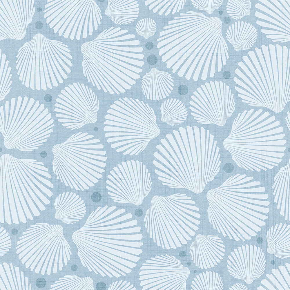 Coastal Blue Scallops-wallpaper-eco-friendly-easy-removal-Gioia Wall Art-1
