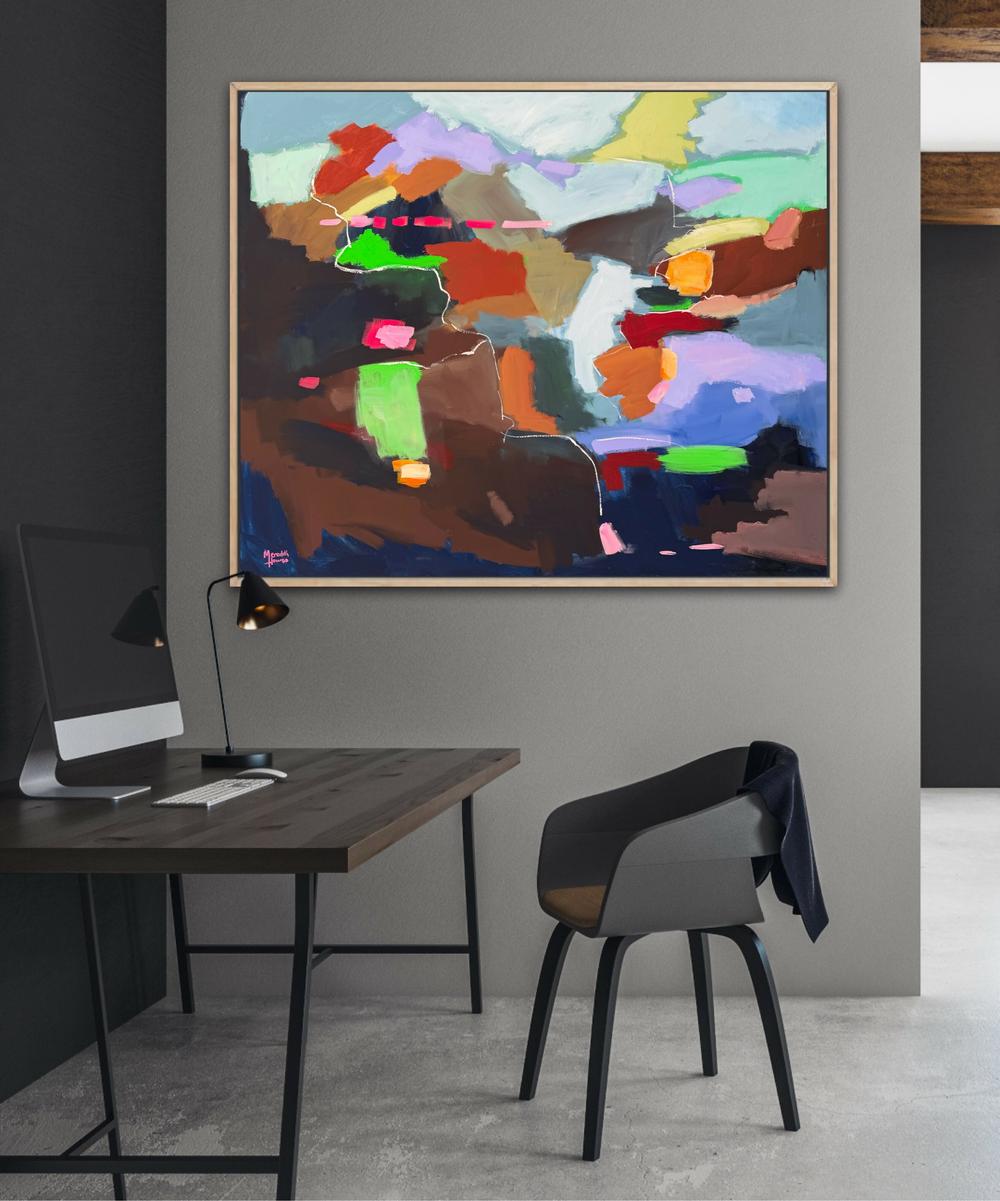 Colour Verse , Original Artwork-by-Meredith Howse-original art-Gioia