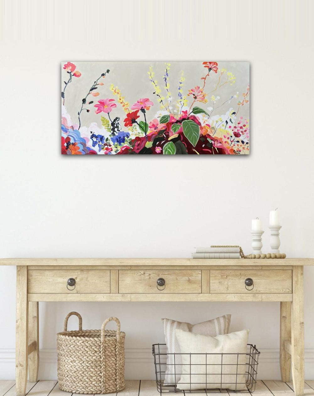 Colourful Vintage. Original hand-painted artwork by Meredith Howse.-by-Meredith Howse-original art-Gioia