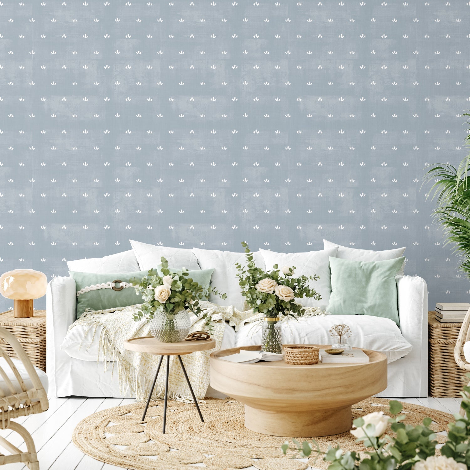 Cottage Garden Pattern Style O, Wallpaper