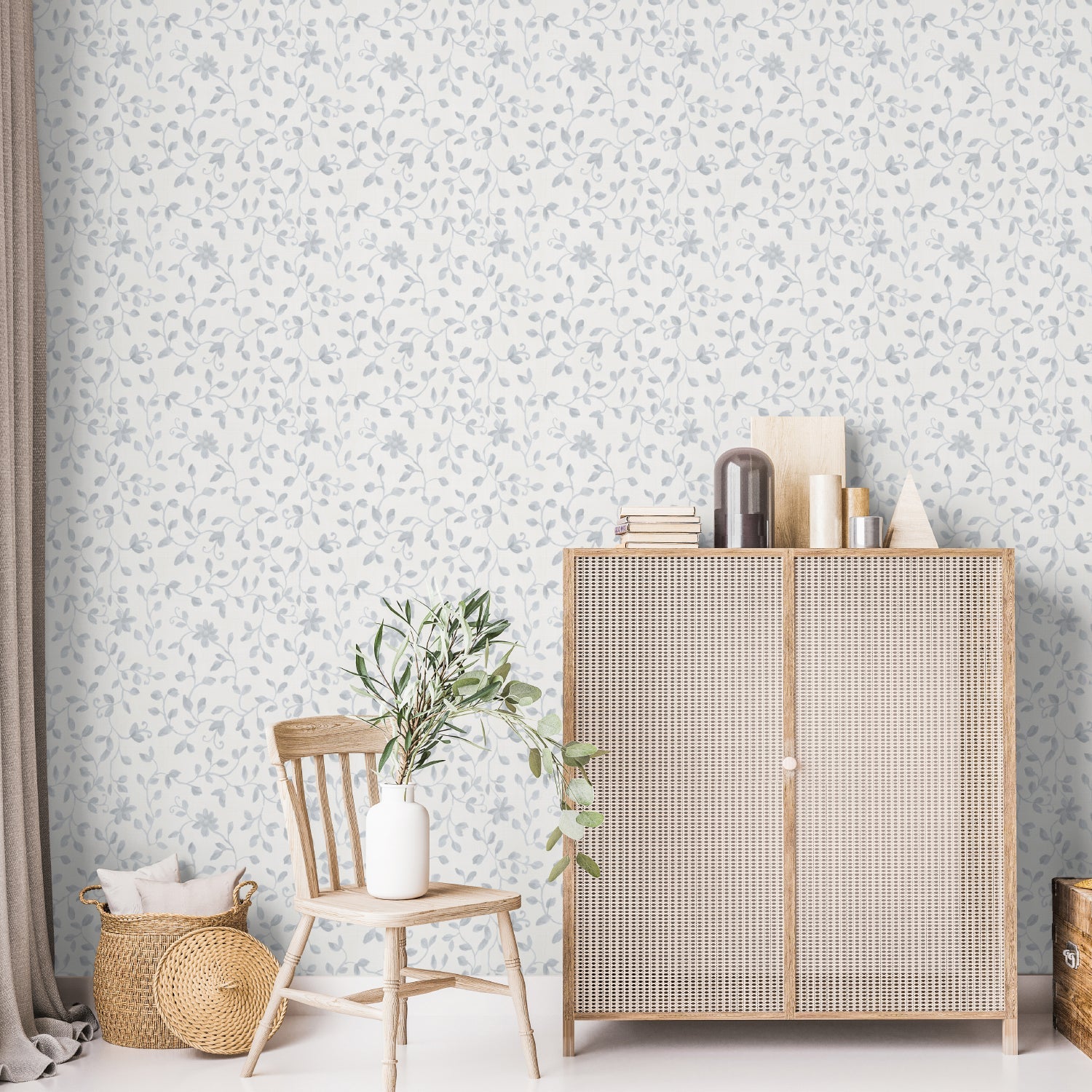 Cottage Garden Pattern Style Q, Wallpaper