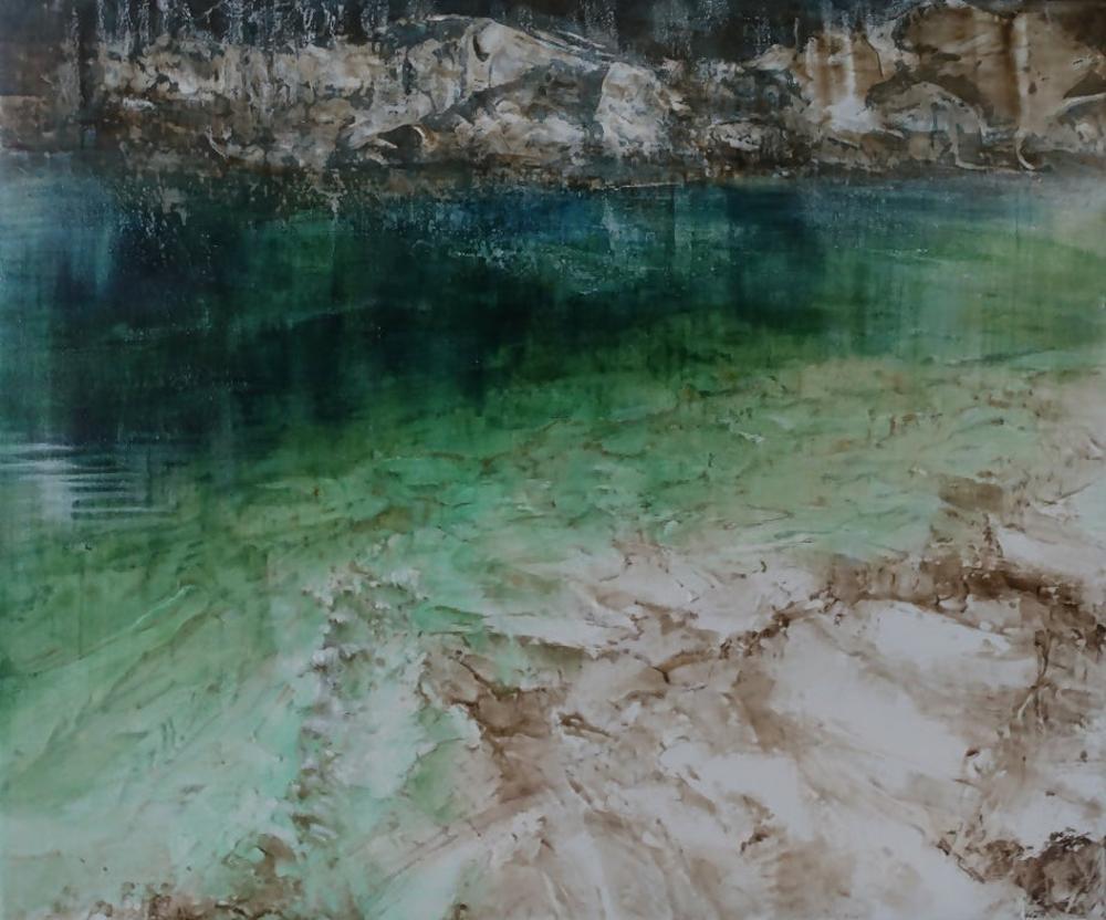 Crystalline Waters-by-Patricia Walsh-original art-Gioia