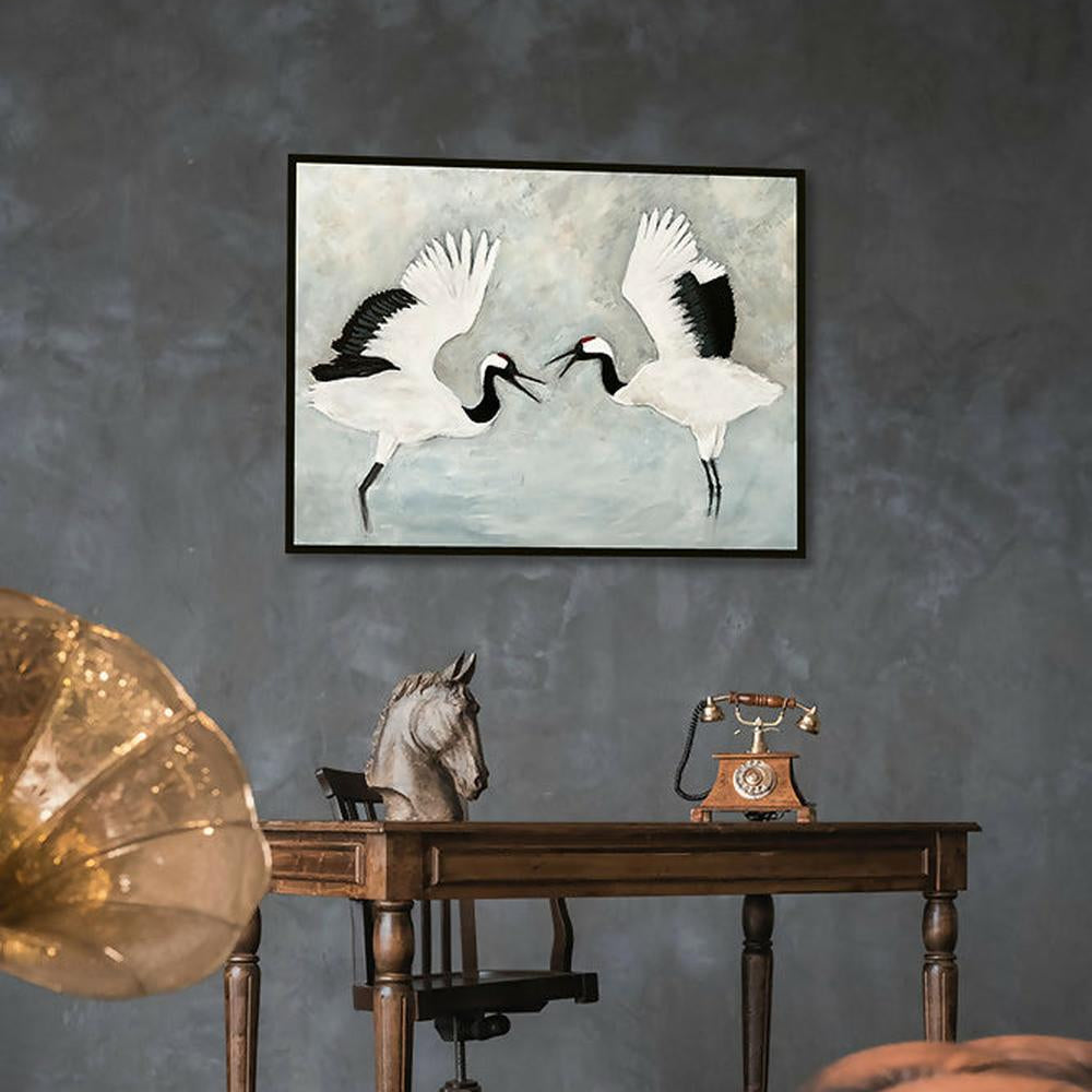 Dancing Cranes-by-Pamela Gleeson Original Art-original art-Gioia