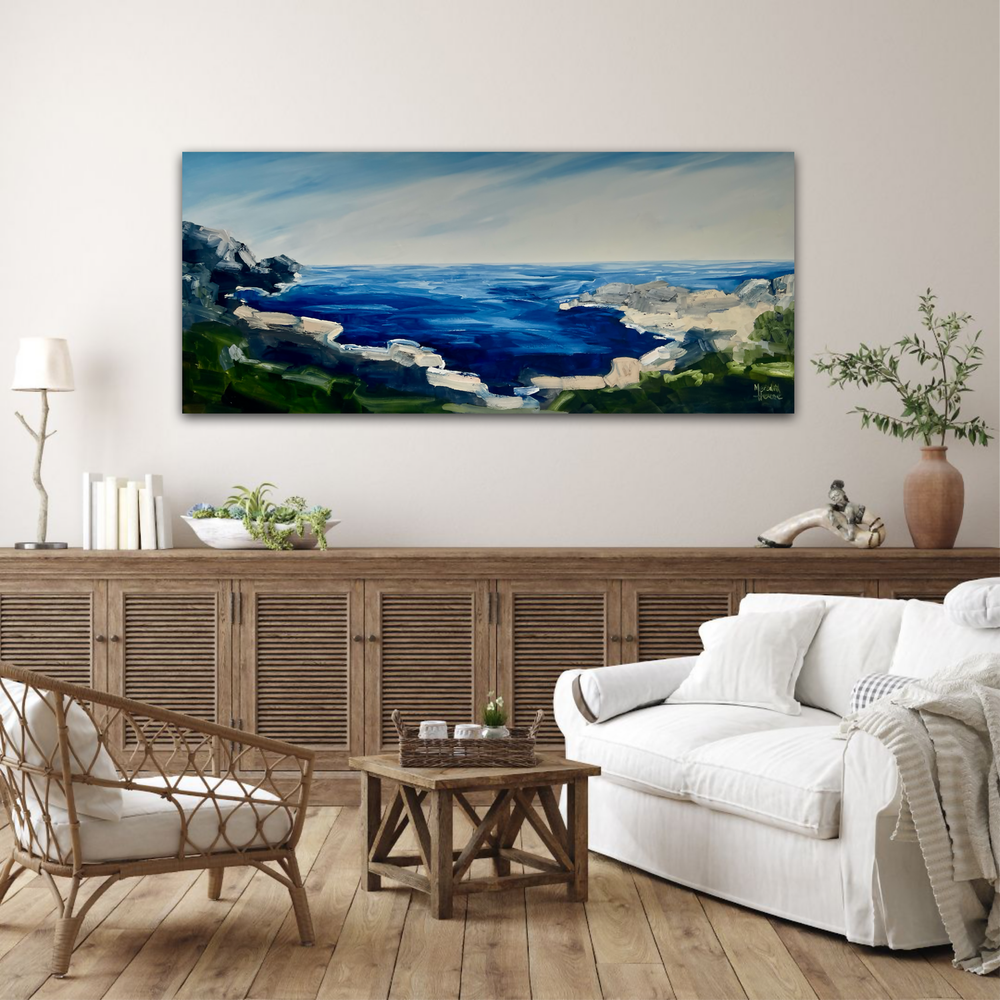 Deep In The Shallows 2. Original hand-painted artwork by Meredith Howse.-by-Meredith Howse-original art-Gioia