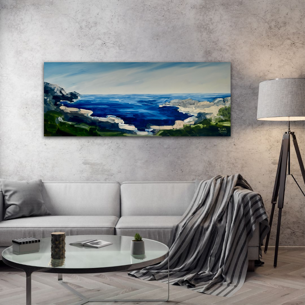Deep In The Shallows 2. Original hand-painted artwork by Meredith Howse.-by-Meredith Howse-original art-Gioia