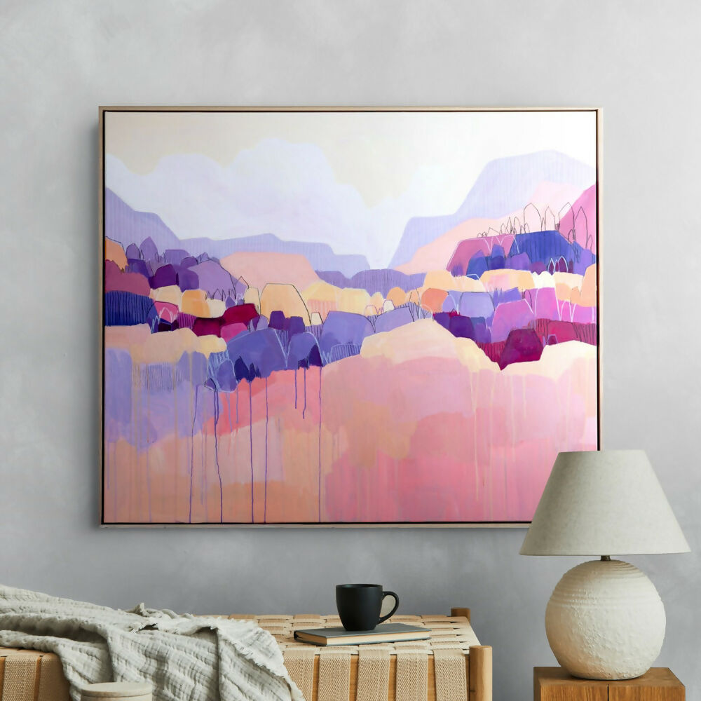 Desert Calling-by-Fiona Brown Original Art-original art-Gioia