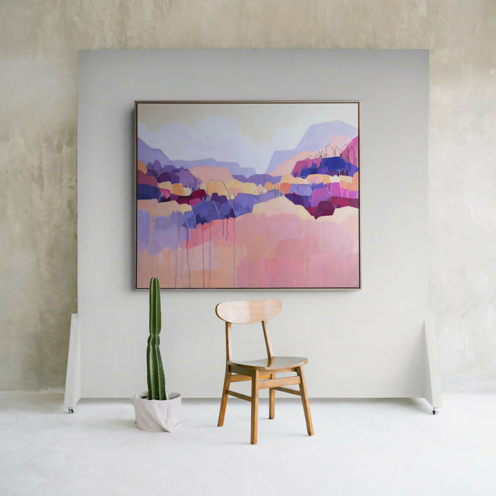 Desert Calling-by-Fiona Brown Original Art-original art-Gioia
