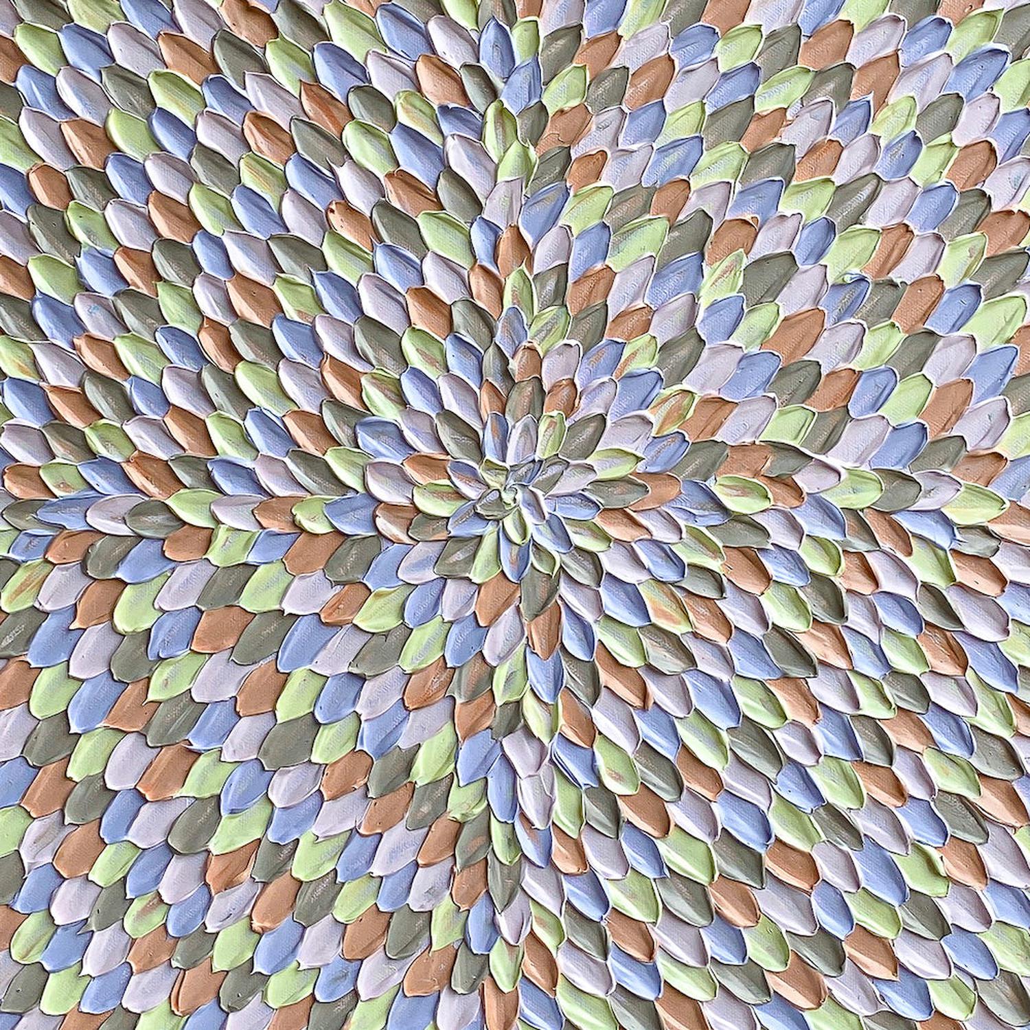 Marshmallow, Original Hand-Painted Canvas By Guzaliya Xavier