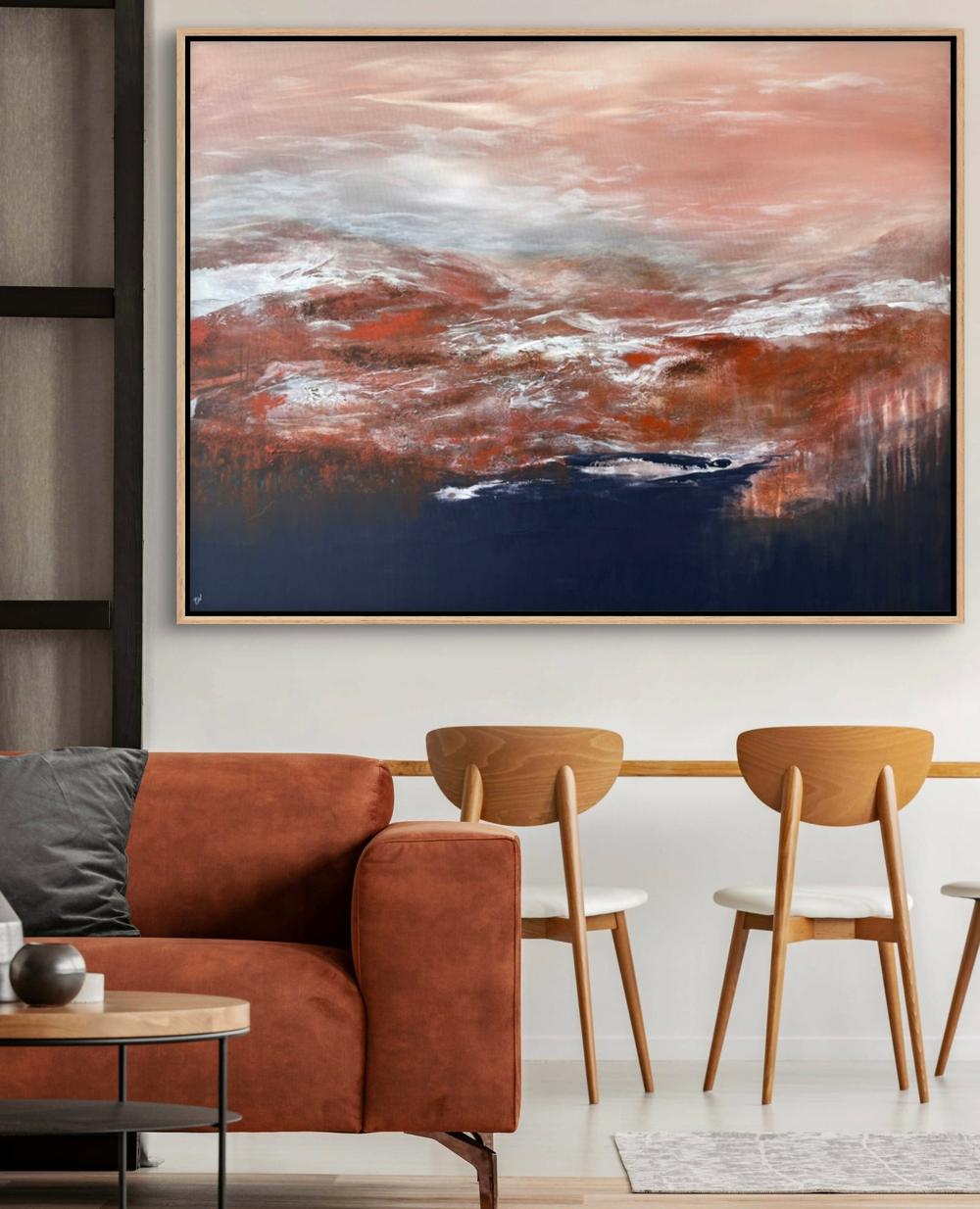 Dusk Horizons-by-Carrie Welsh-original art-Gioia