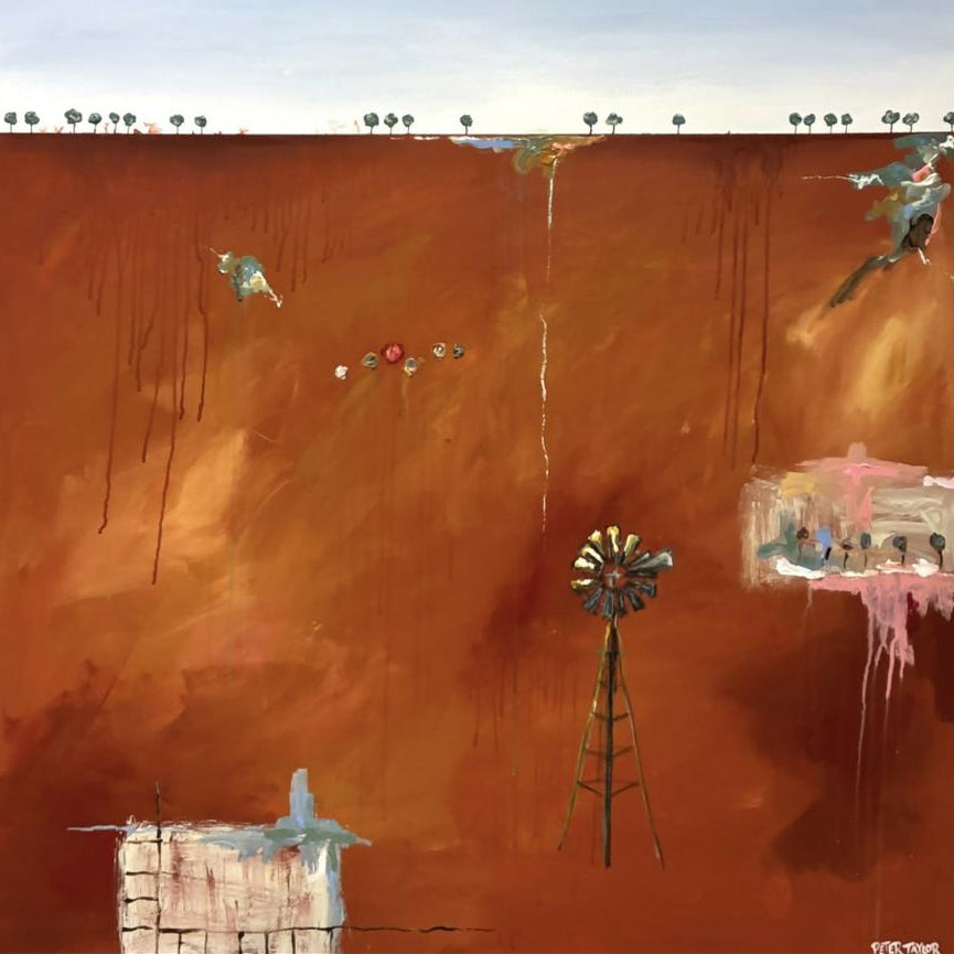 Dust and Dreams-by-Peter Taylor Original Art-original art-Gioia