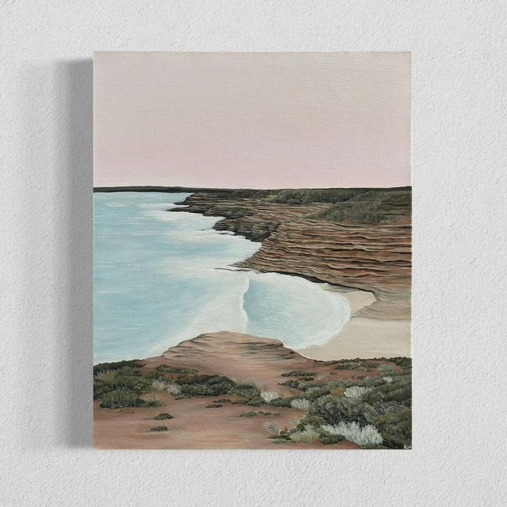 Eagle Gorge, Original Hand-Painted Canvas by Kelle Wright-by-Kelle Wright-original art-Gioia