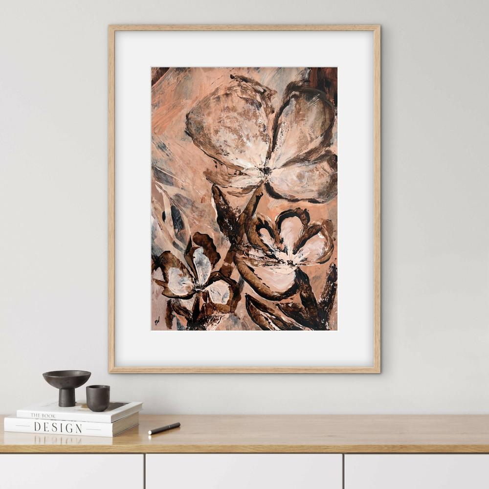 Earthen Blooming-by-Carrie Welsh-original art-Gioia