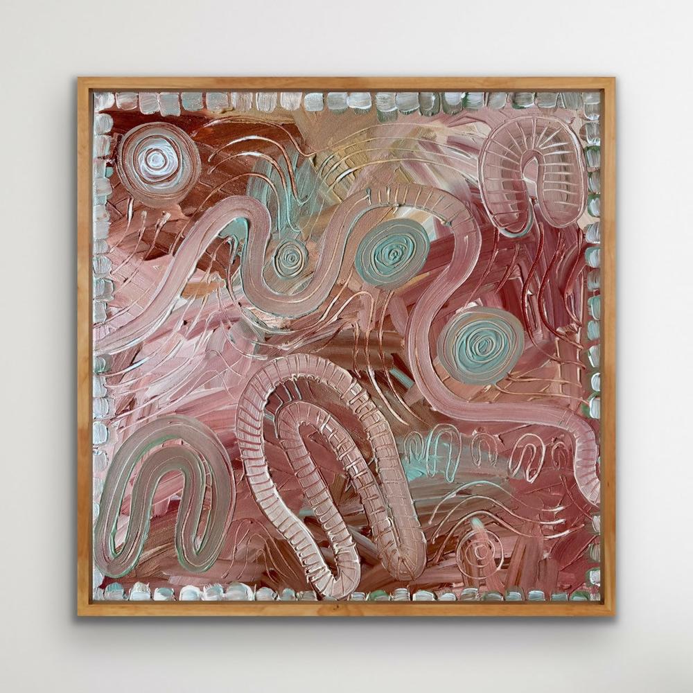 Echoes Beneath the Surface-by-Domica Hill-original art-Gioia