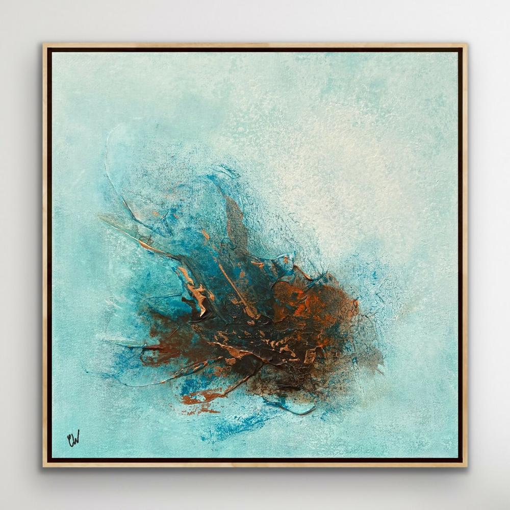 Echoes In Azure-by-Carrie Welsh-original art-Gioia