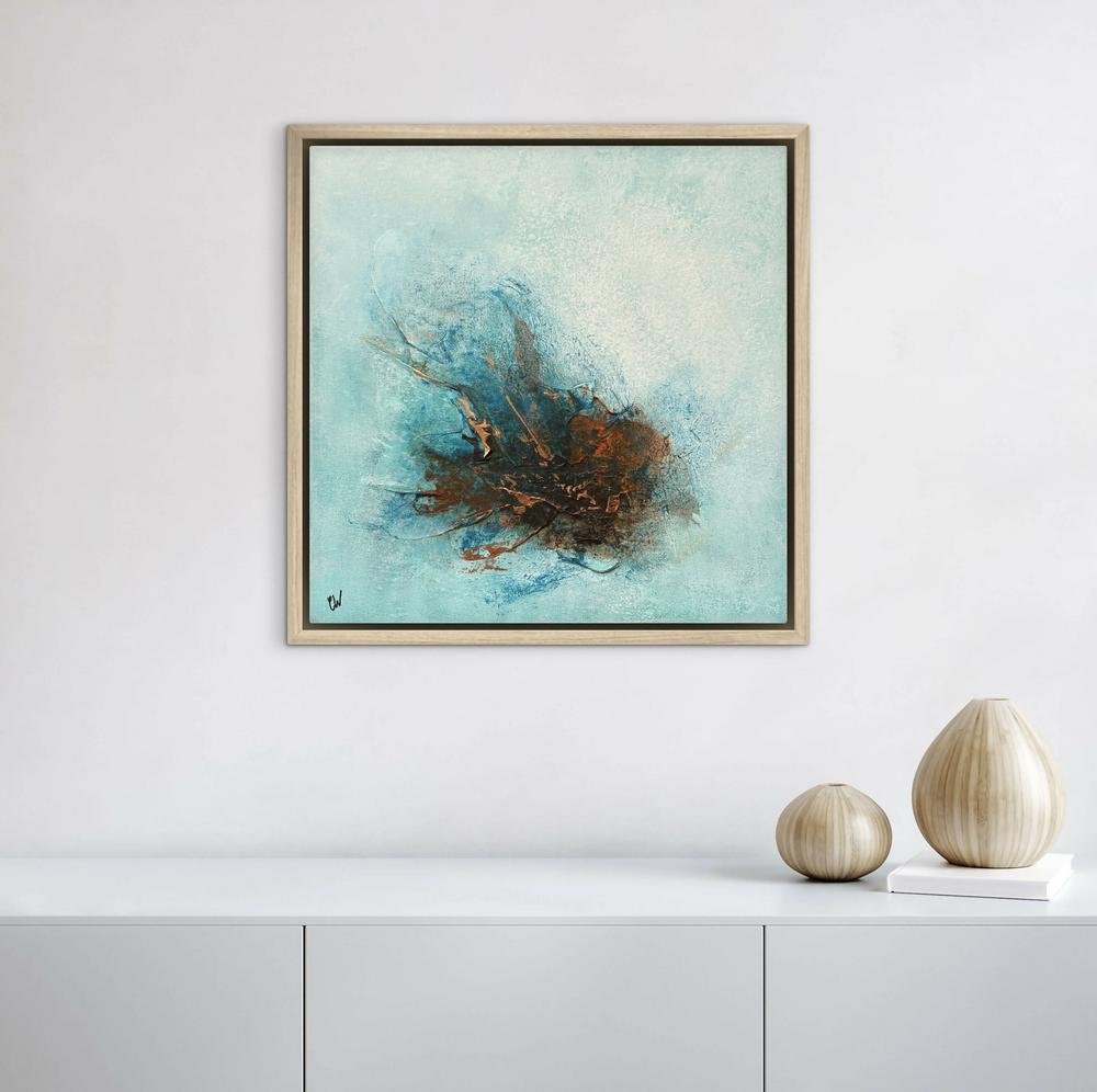 Echoes In Azure-by-Carrie Welsh-original art-Gioia