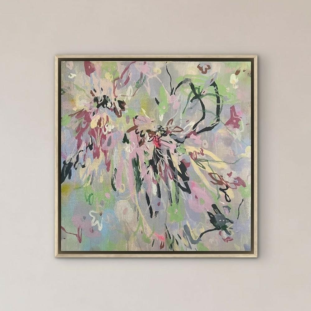Electric Bouquet-by-Jake Reston Original Art-original art-Gioia