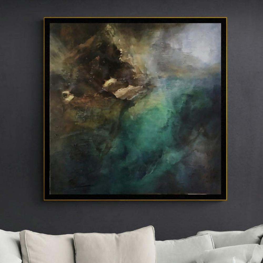 Emerald Light-by-Patricia Walsh Original Art-original art-Gioia
