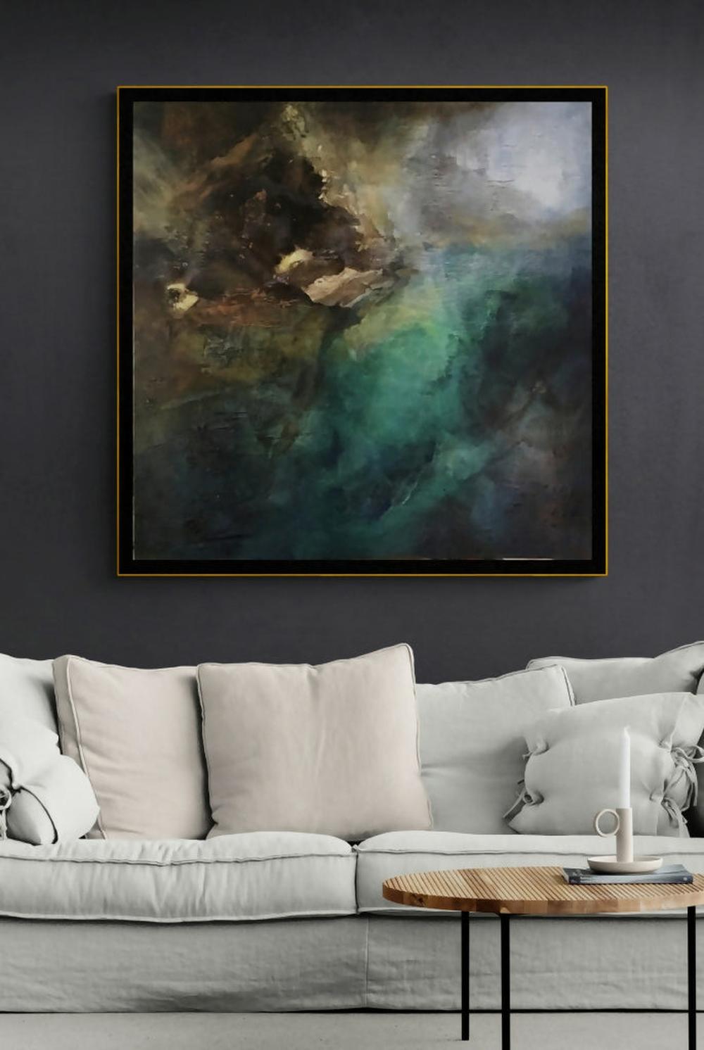 Emerald Light-by-Patricia Walsh Original Art-original art-Gioia