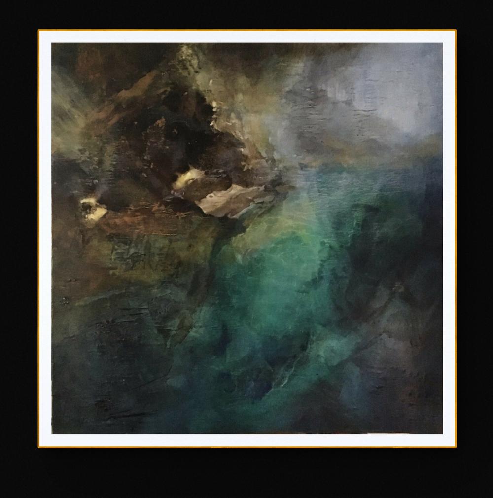 Emerald Light-by-Patricia Walsh Original Art-original art-Gioia