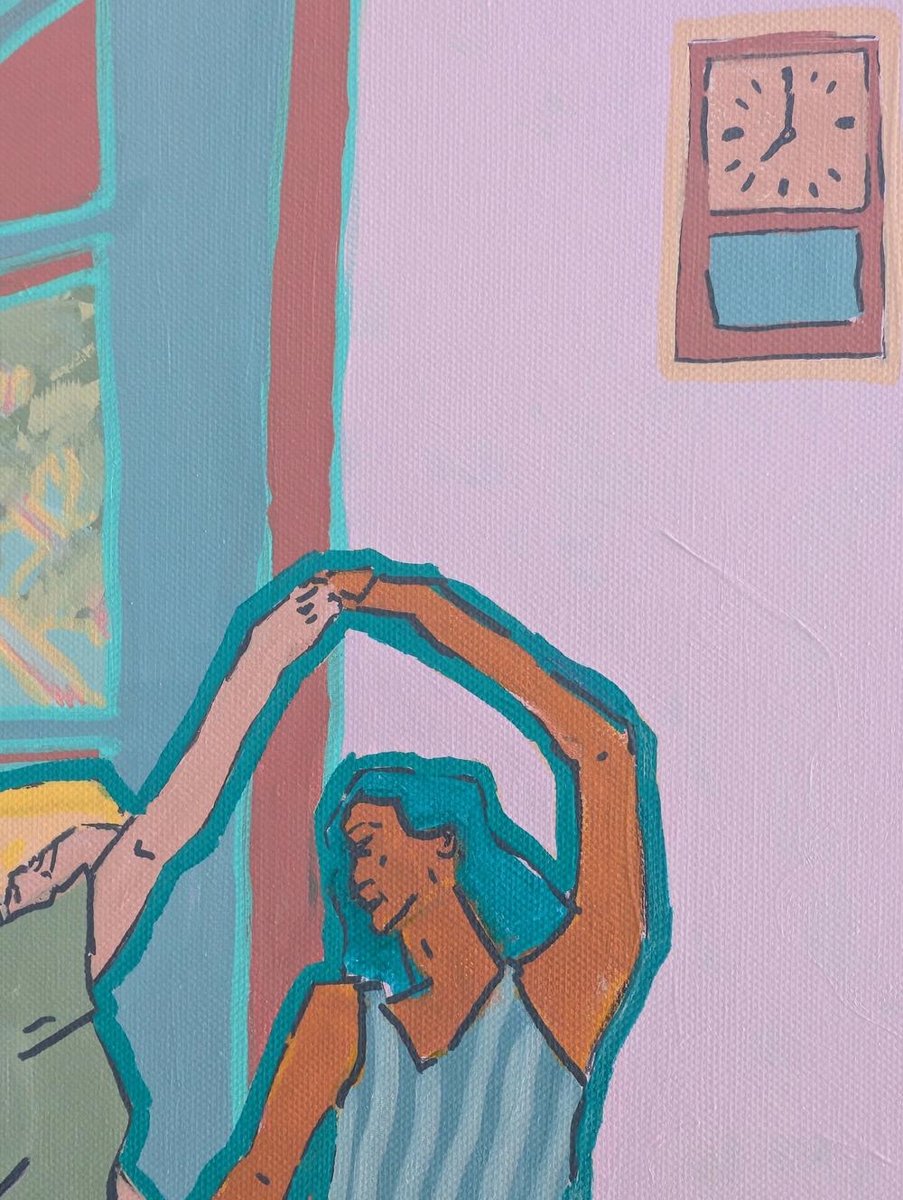 Evening Dance-by-Sam Myers-original art-Gioia