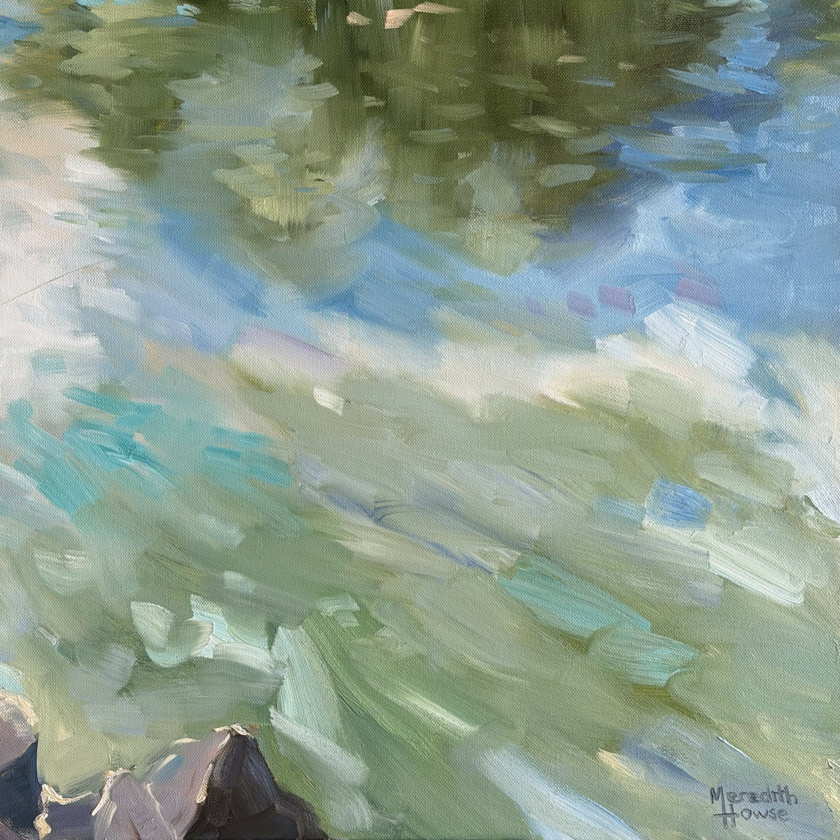 Cahills Crossing - Kakadu to Arnhem Land. Original hand-painted artwork by Meredith Howse.