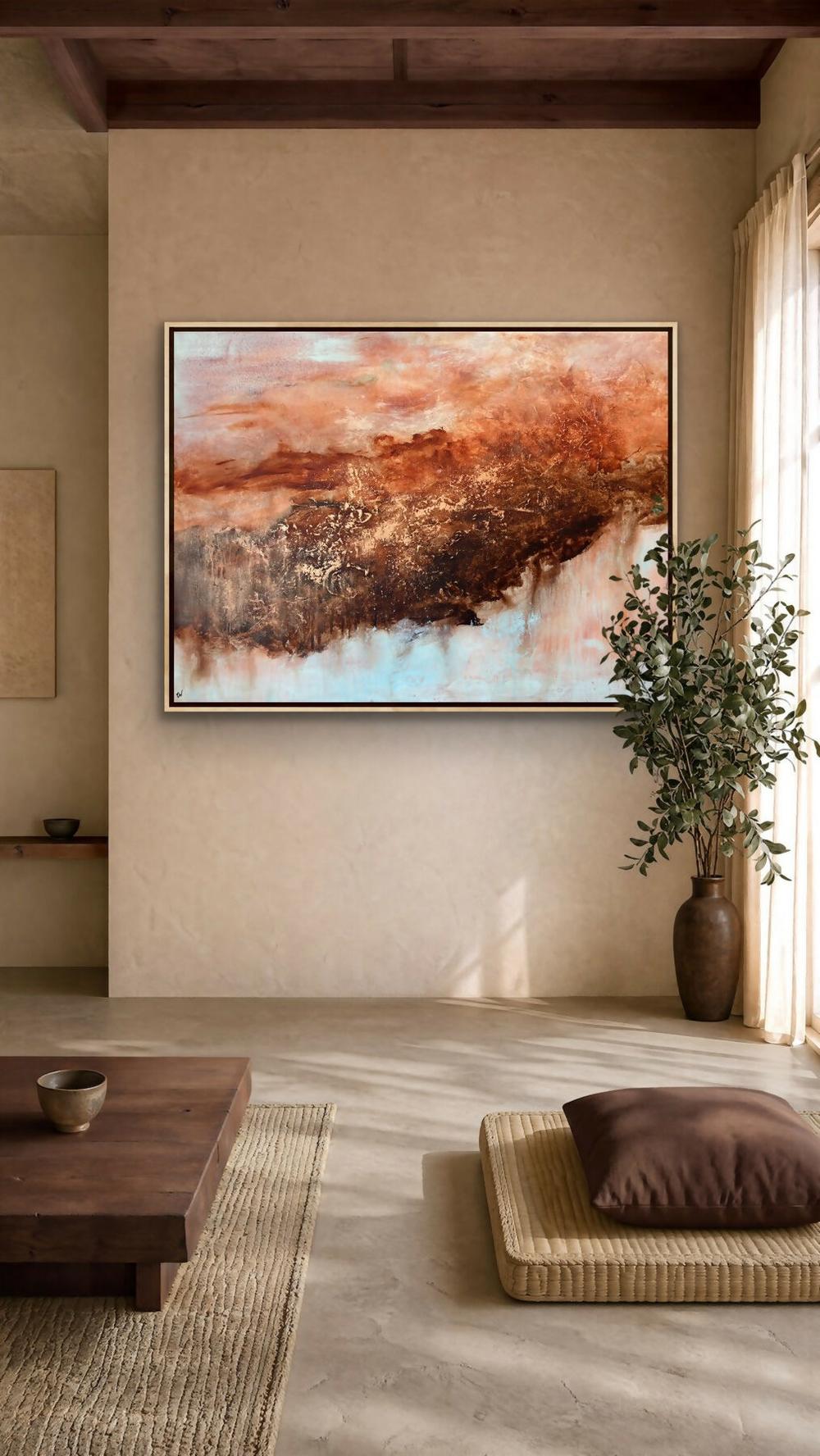 Fading Earth-by-Carrie Welsh-original art-Gioia
