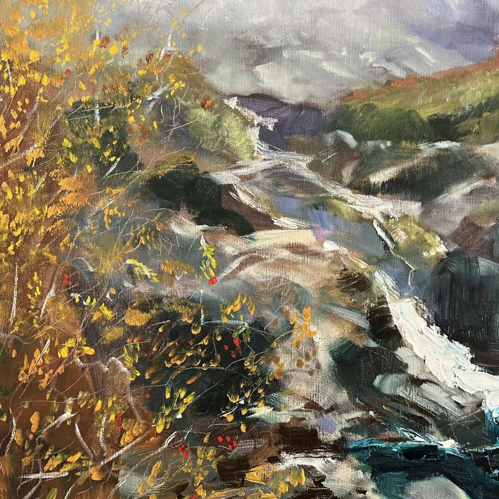 Fairy Pool of Skye. Original hand-painted artwork by Meredith Howse.-by-Meredith Howse-original art-Gioia