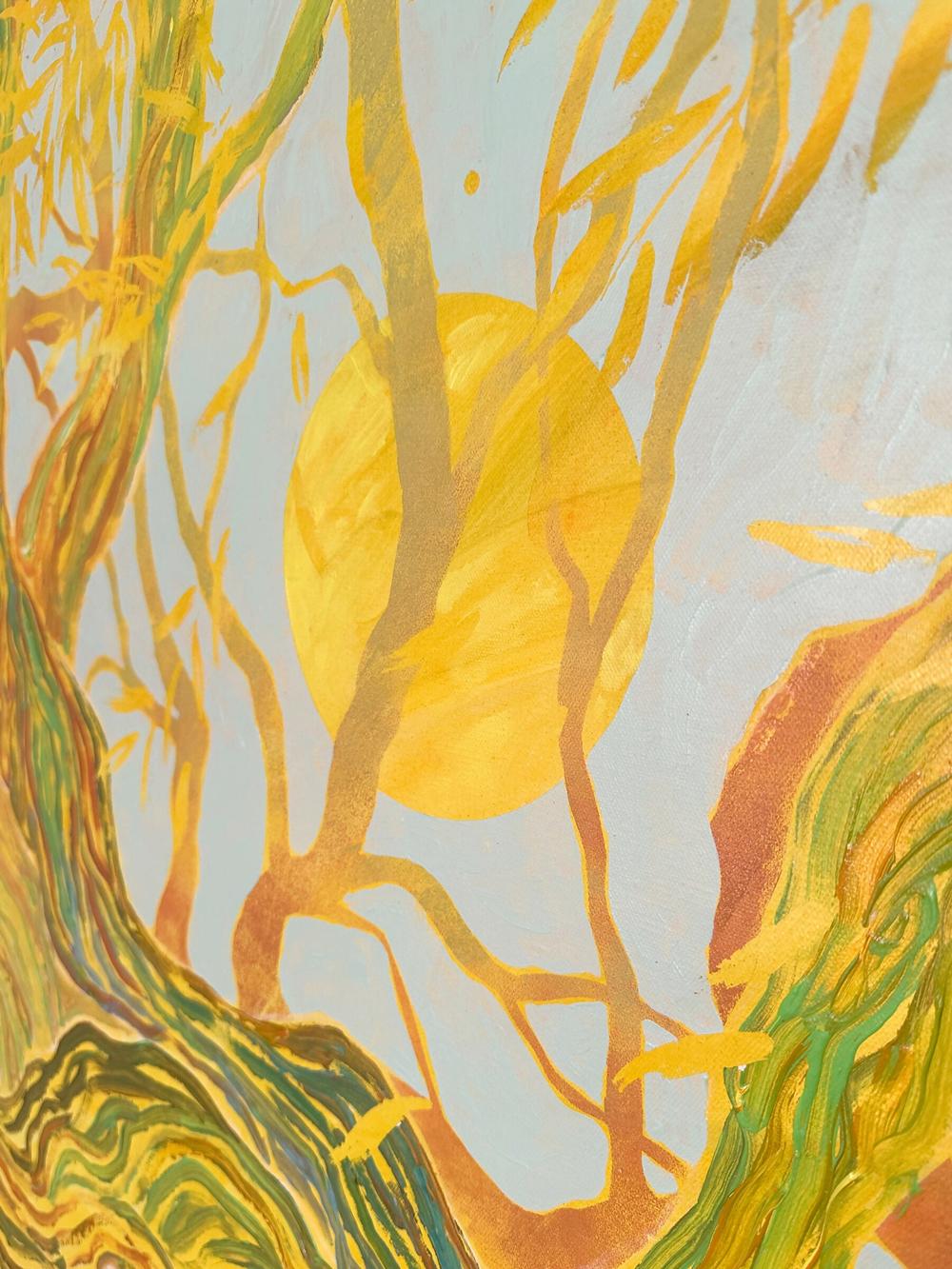 Fall Willows - Original Painting-by-Ekaterina Prisich-original art-Gioia