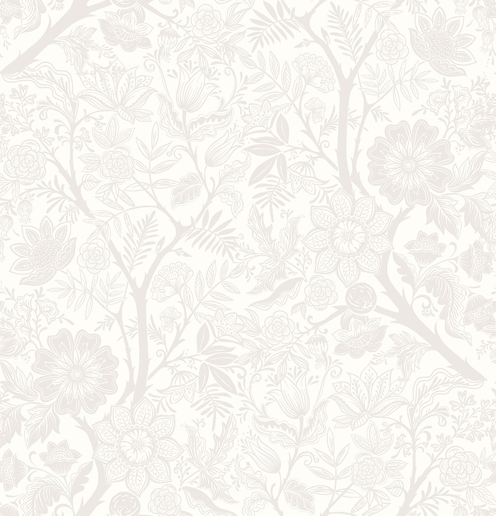 Farmhouse Flower, Style C, Wallpaper