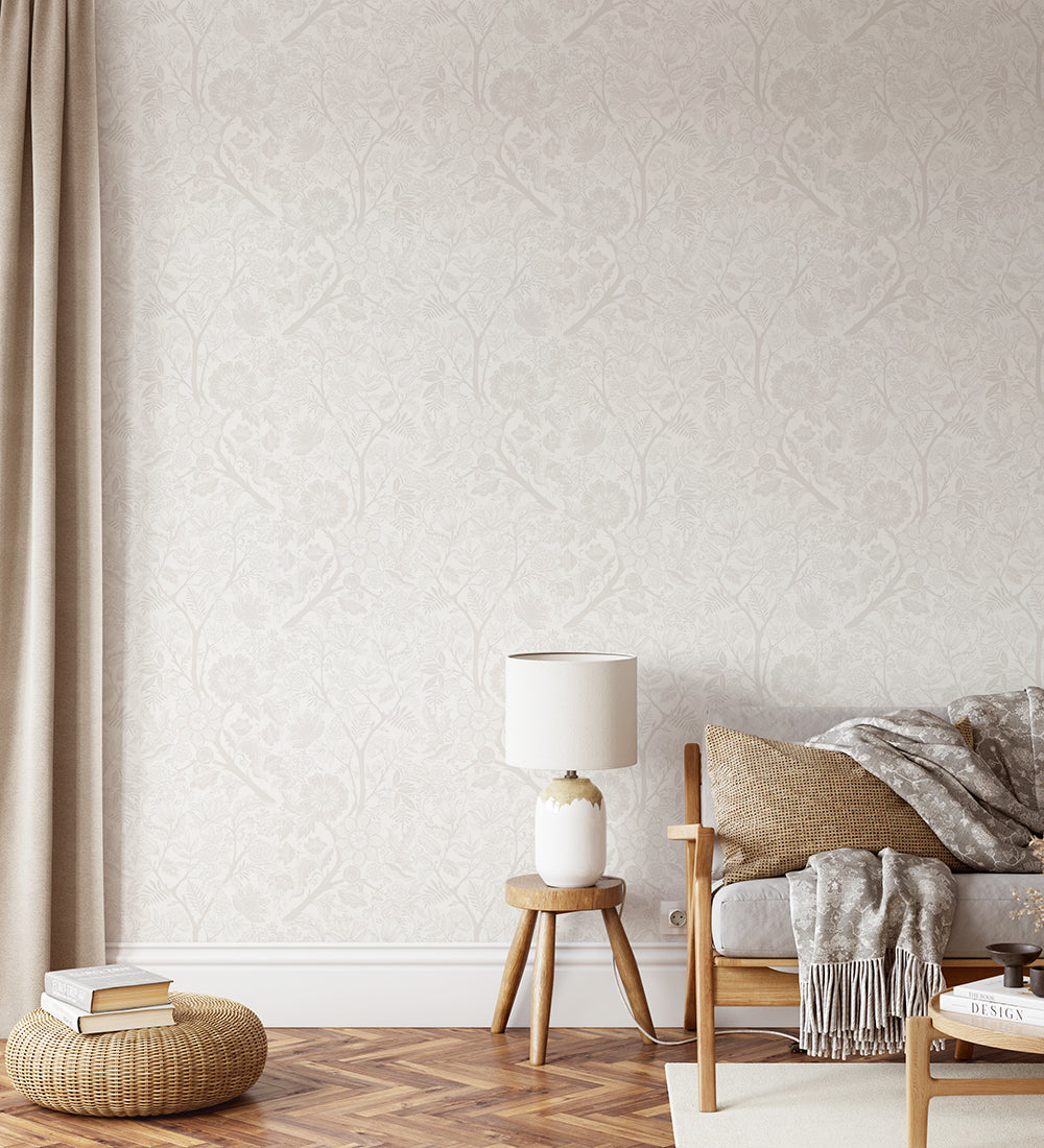 Farmhouse Flower, Style C, Wallpaper