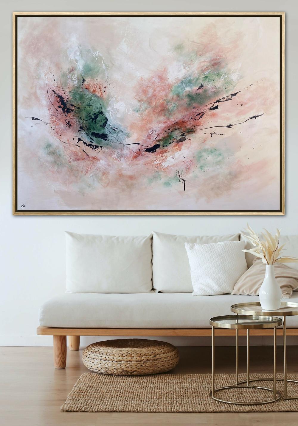 Featherlight-by-Carrie Welsh-original art-Gioia
