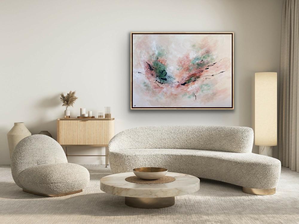 Featherlight-by-Carrie Welsh-original art-Gioia