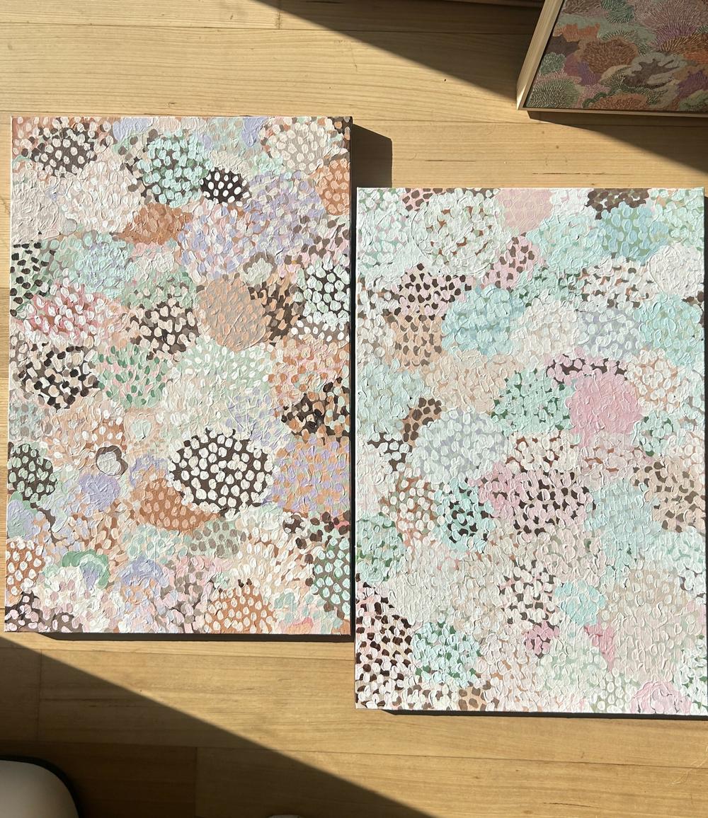 Feeling Blissful-by-Lauren Louise-original art-Gioia