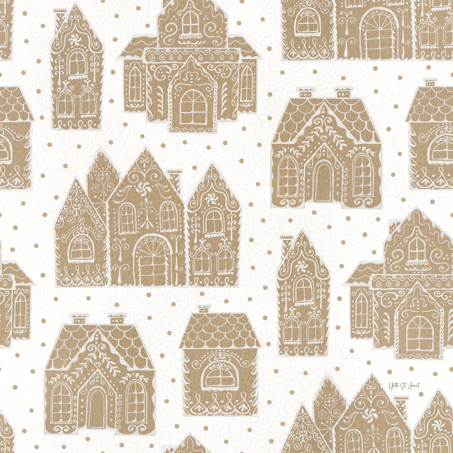 Festive Nutcrackers Pattern, Wallpaper