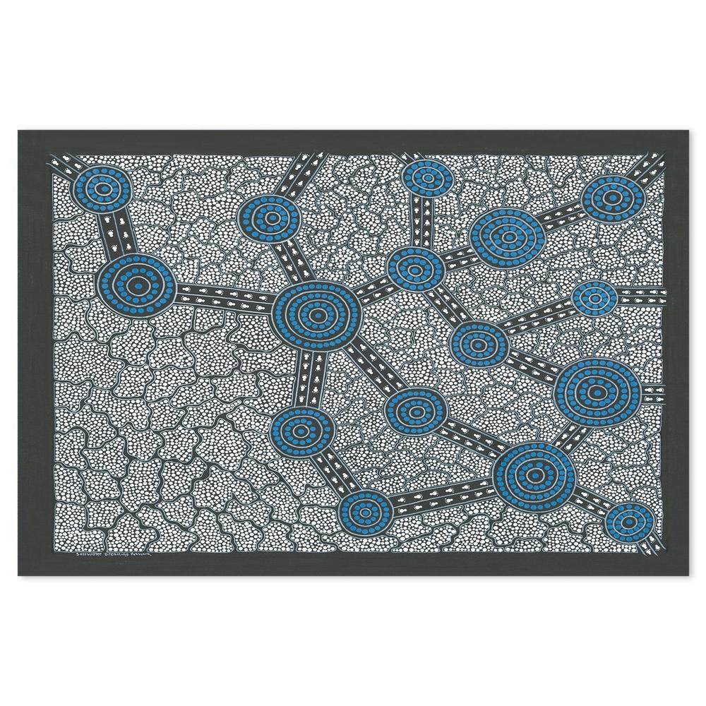 Finding Direction, Original Hand-Painted Canvas By Saltwater Dreaming Artwork-by-Saltwater Dreaming Artwork-original art-Gioia