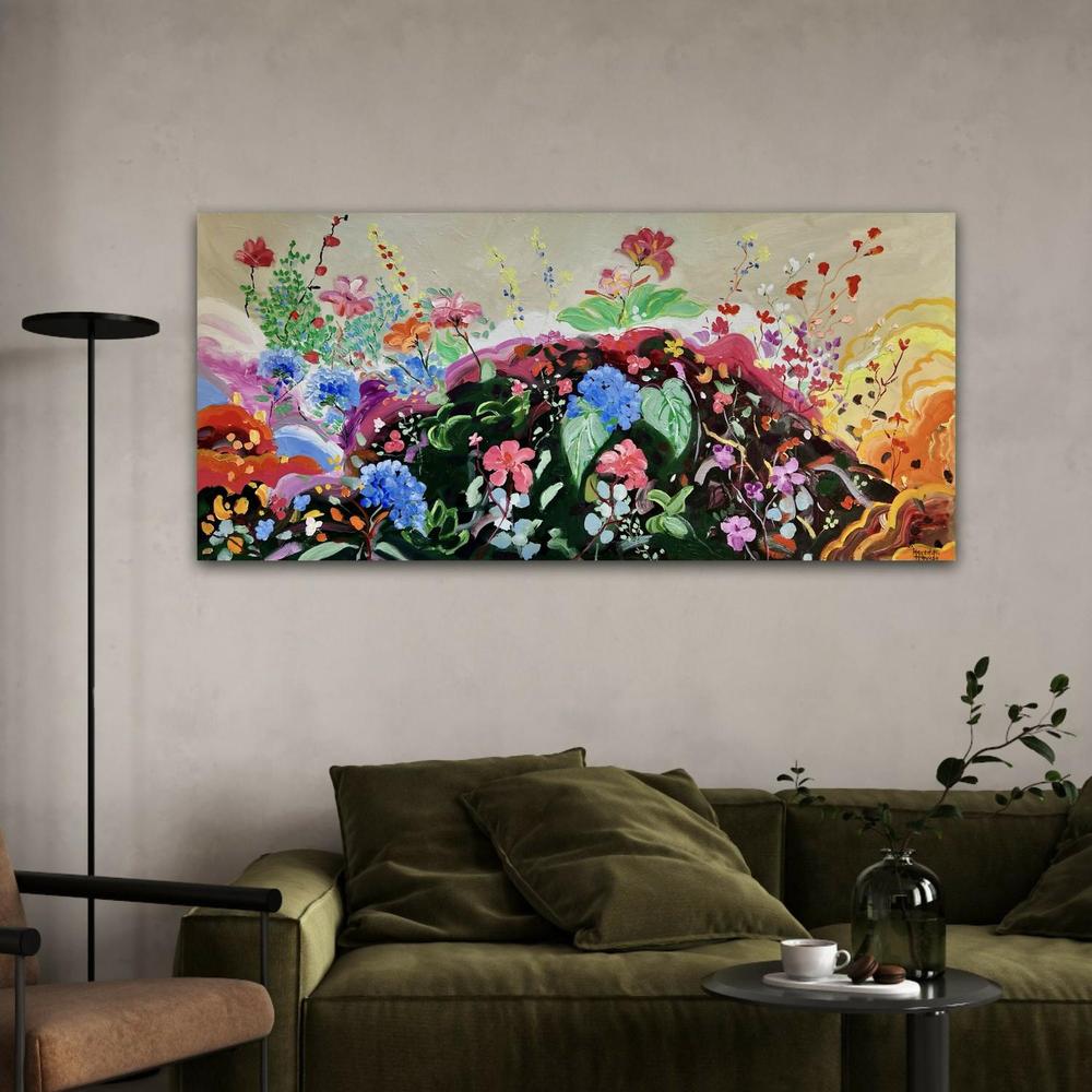 Flamboyant Vintage. Original hand-painted artwork by Meredith Howse.-by-Meredith Howse-original art-Gioia