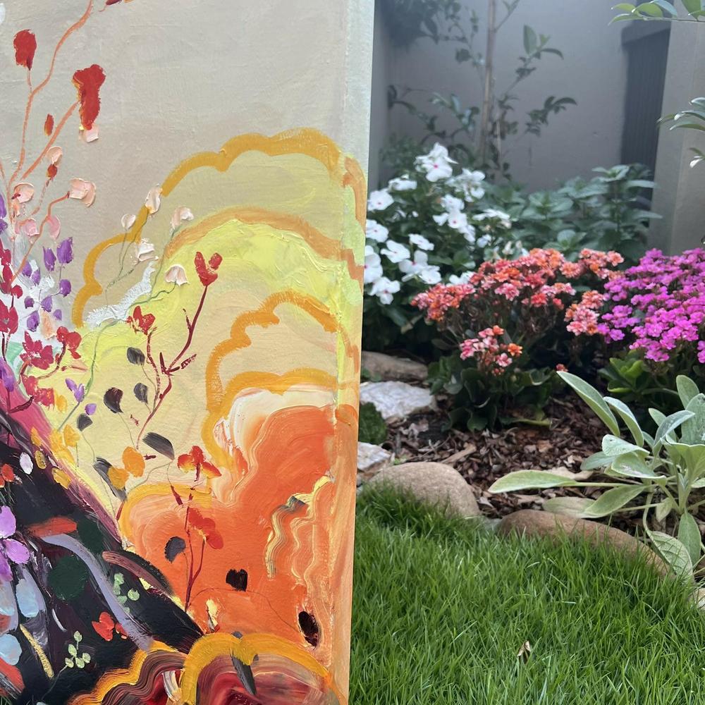 Flamboyant Vintage. Original hand-painted artwork by Meredith Howse.-by-Meredith Howse-original art-Gioia