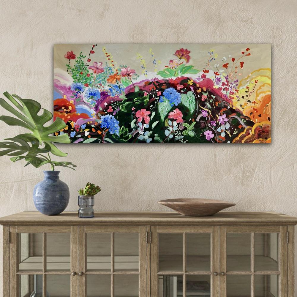 Flamboyant Vintage. Original hand-painted artwork by Meredith Howse.-by-Meredith Howse-original art-Gioia