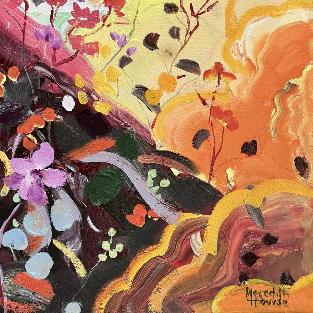 Flamboyant Vintage. Original hand-painted artwork by Meredith Howse.-by-Meredith Howse-original art-Gioia