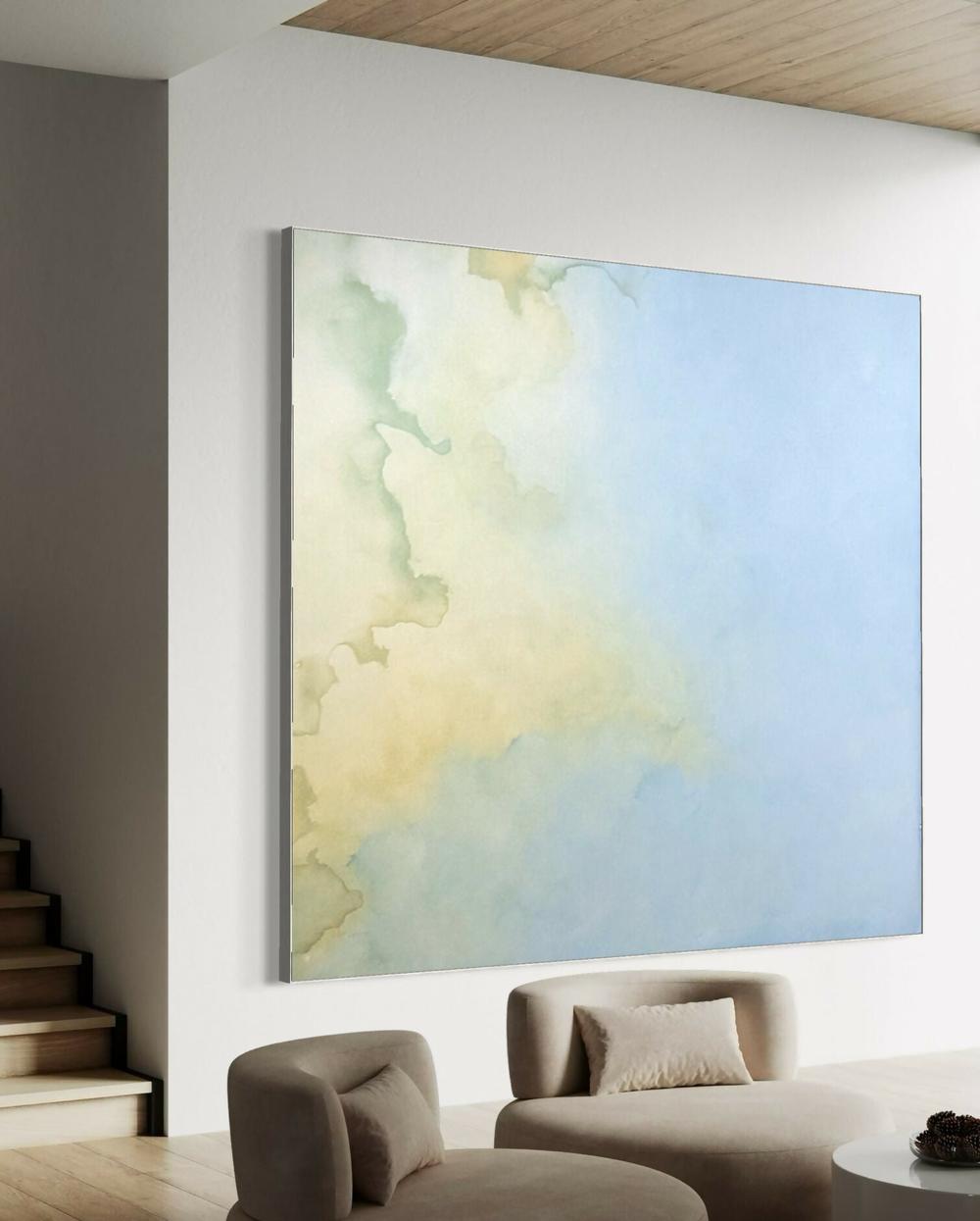 Floating Silence-by-Gabriela Azar Schreiner-original art-Gioia