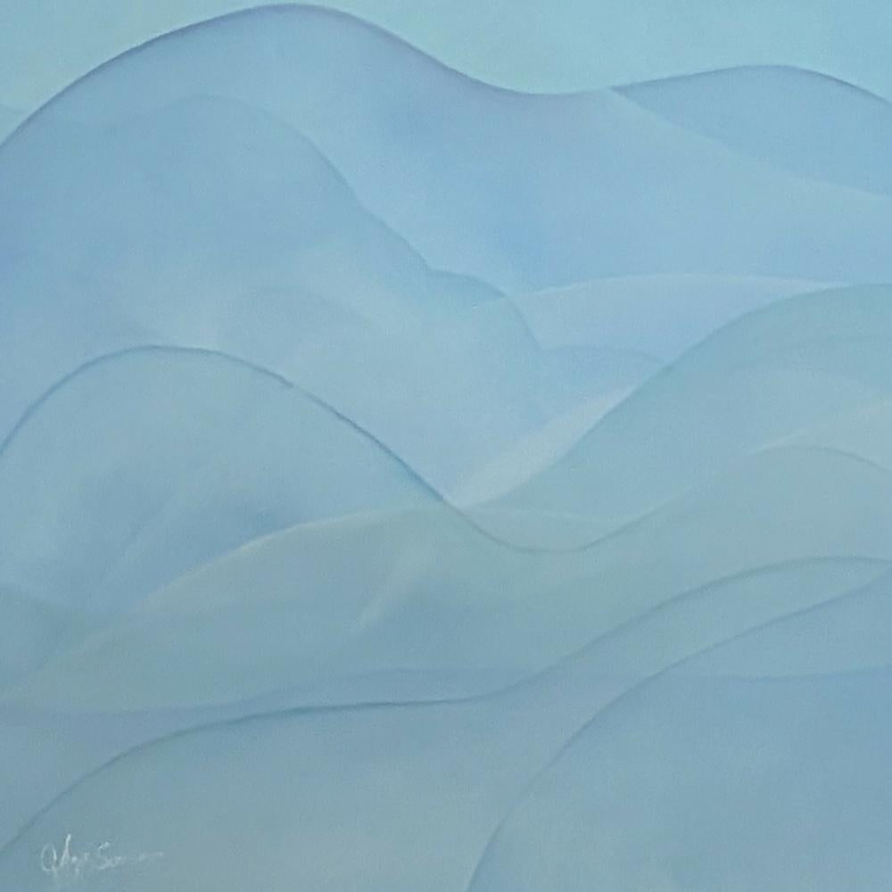 Floating in Tranquility , Original Artwork-by-Gabriela Azar Schreiner-original art-Gioia