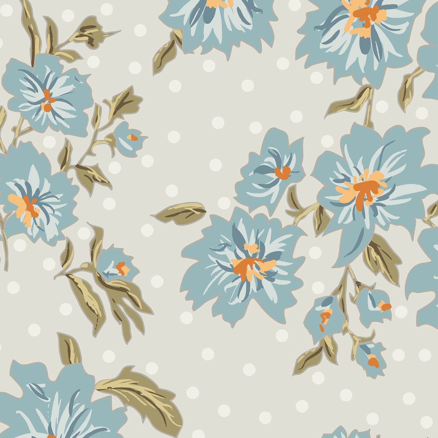 Floral Heritage bouquet Antique pattern