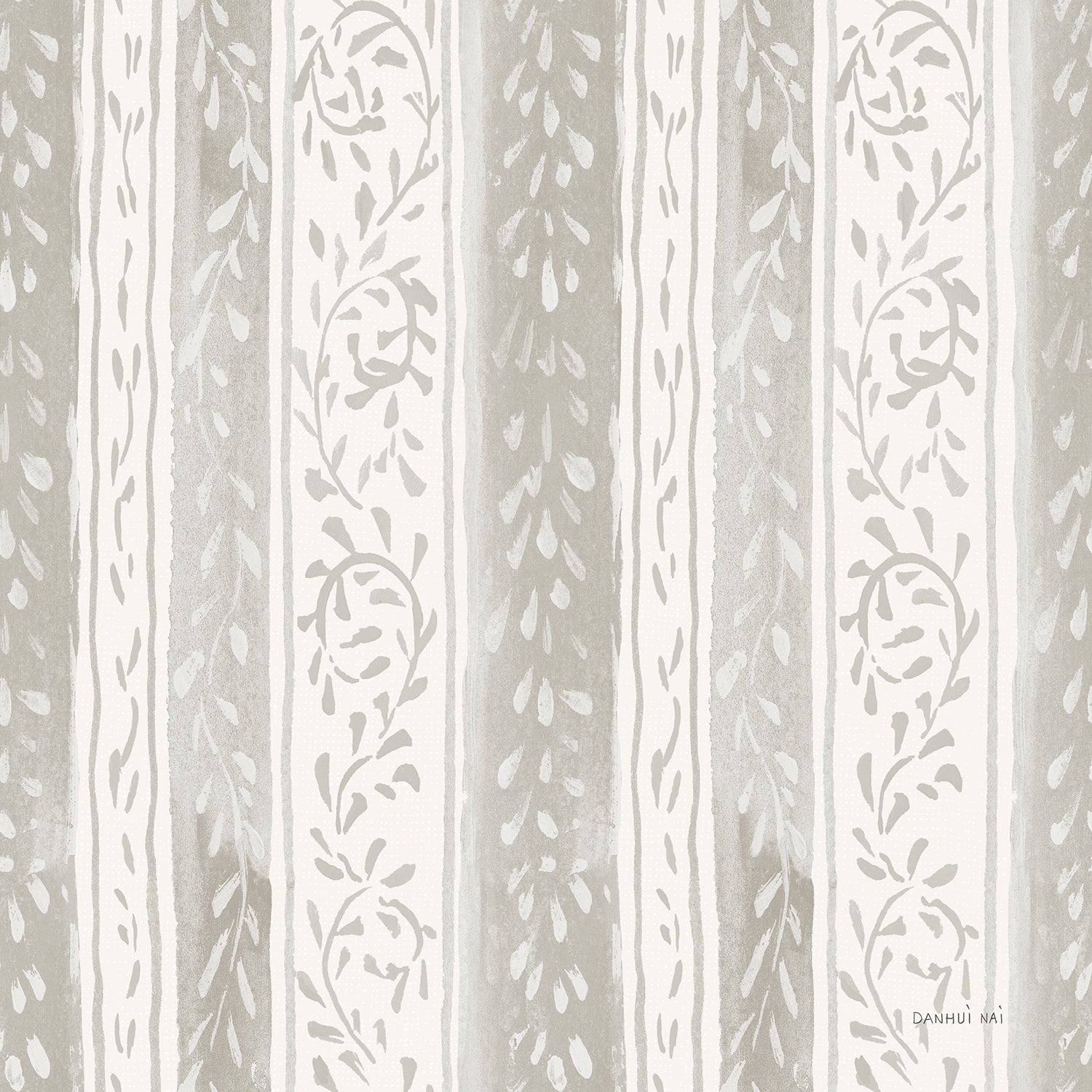 Floursack Herbs Pattern Style C, Wallpaper